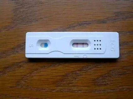 Positive Dollar Tree Pregnancy Test - YouTube