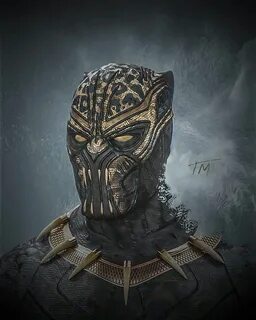 Killmonger fan art edit Black panther art, Black panther, Bl