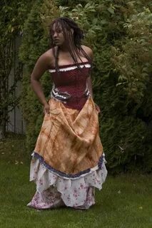 Costume of Tia Dalma / Calypso from Pirates of the Caribbean