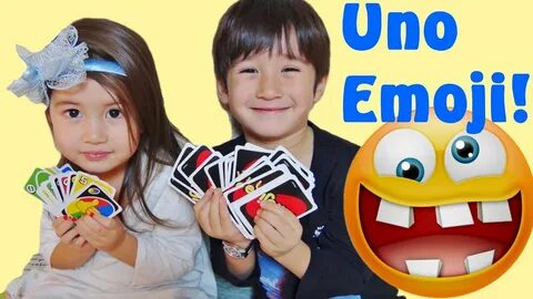 THE WONDERKIDS' play UNO "EMOJI"! 우노 카드 게임! Great card game 
