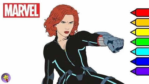 Black Widow Coloring Pages - NEO Coloring