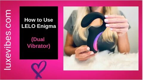 LELO Enigma Dual Luxury Vibrator (How to Use) - YouTube