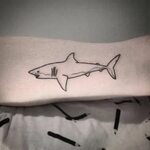 Pin by Gabby Moore on Tattoo bucket list Shark tattoos, Line