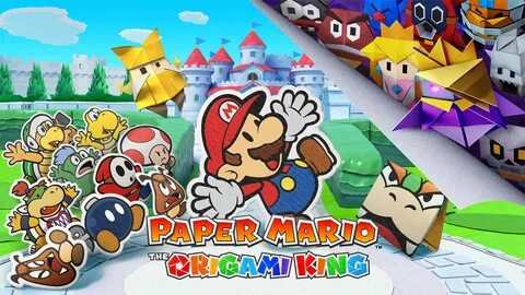 Mario Paper Origami King disponível no Nintendo Switch Paper