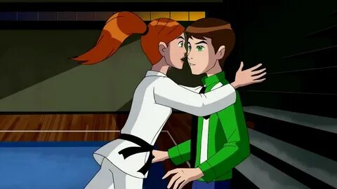 Ben and Gwen love story kissing pictures - Ben 10 kiss love 