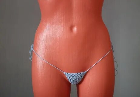Crochet bikini. Extreme micro bikini Bikinis & Sets Swimwear