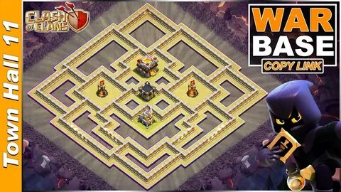 NEW! TH11 Base with Copy Link Town Hall 11 (TH11) War Base D