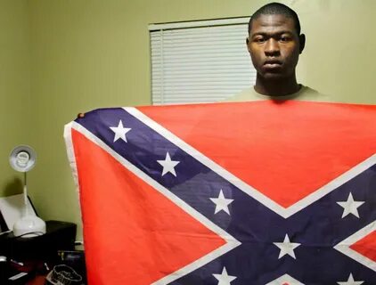 Black student stirs debate by displaying Confederate flag