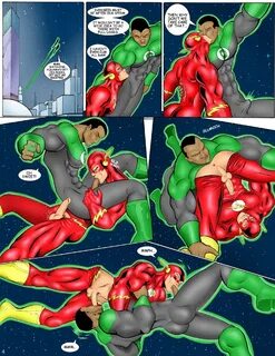 Xbooru - dc dc comics gay green lantern icemanblue john stew