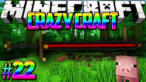 Minecraft Crazy Craft "BIG BERTHA SWORD" Modded Survival #22