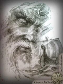 Odin Sketch at PaintingValley.com Explore collection of Odin