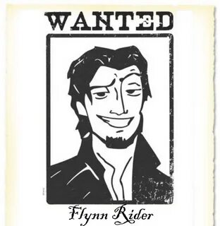 Flynn Rider Wanted Posters Tangled Birthday Party Sign Banne