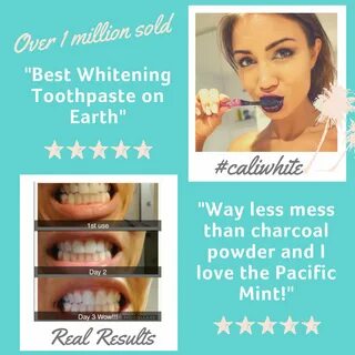 Cali White Activated Charcoal & Organic Coconut Oil Teeth Wh