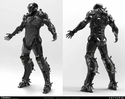 ArtStation - ANTHEM, Patrik Karlsson Armor concept, Futurist