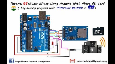 Audio Effect Using Arduino With Micro SD Card (Tutorial:97 i