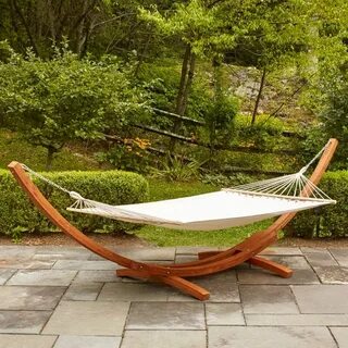 Kouklia Canvas Hammock with Stand Backyard hammock, Hammock 