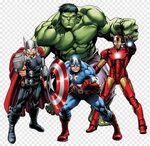 Thor, Captain America, Iron-Man, and Hulk, Thor Iron Man Mar