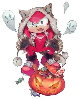 halloween knuckles by sujinee on deviantART Sonic fan charac