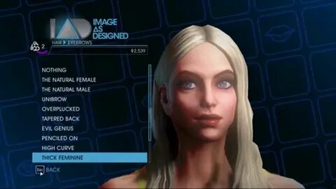 Blonde Muscular Female Character Creation - Saints Row 4 - Y