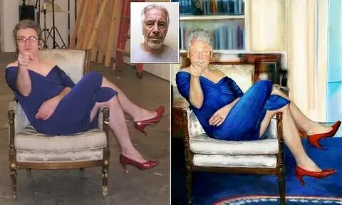 Man who posed up for THAT Clinton in a dress painting speaks