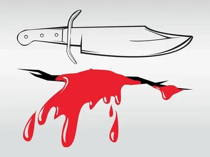 Bloody Knife Drawing Related Keywords & Suggestions - Bloody