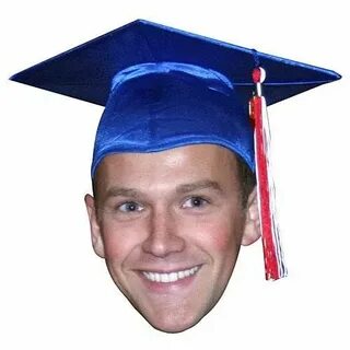 36 in. Graduation Big Head Cutout Big head cutouts, Fan face