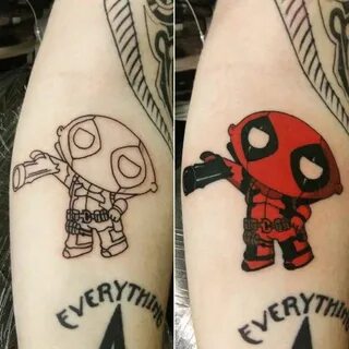 Tattoo uploaded by Rebecca * Deadpool Stewie Griffin tattoo 