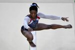 Saying Simone Biles Has A "Great Smile" After Her Victory Is
