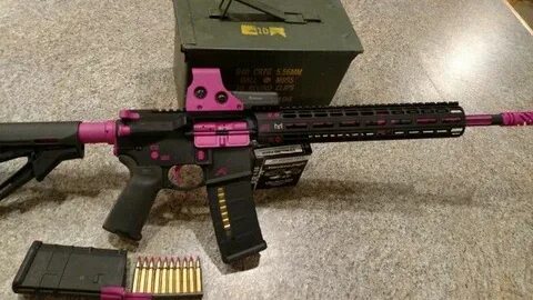 Custom AR15 for HER! Black& PINK! Best of Everything in phoe
