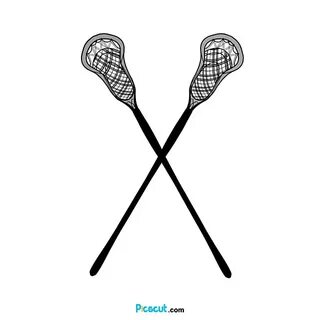 Lacrosse Sticks Clipart Hockeystick Lange Pole PNG-afbeeldin