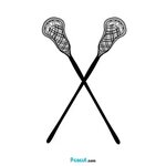 Lacrosse Sticks Clipart Hockey Stick Long Pole PNG Image For