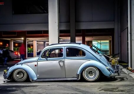 Blue Old Volkswagen Classy Low Lowrider Beetle Wallpapers De