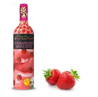 Friends Fun Wine Strawberry Moscato, 750ML BeerCastleNY