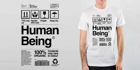 "Human being" T-shirt print idea Creative t shirt design, Fu