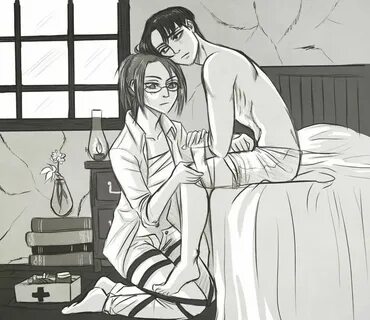 Attack on titan * Levi Ackerman x Hanji Zoe Атаке титанов, А