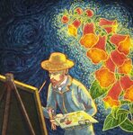 Van Gogh and Foxglove Poisoning on Behance
