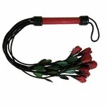 Ruff Doggie Styles Roses Flogger Red - SutraVibes