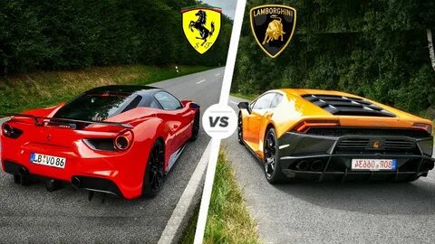 Ferrari 488 GTB vs Lamborghini Huracan SOUND Exhaust POV Dri