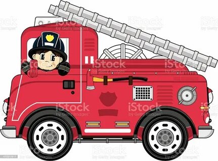 Horvatorszagiutazas Cute Fire Truck Clipart in pack #4855