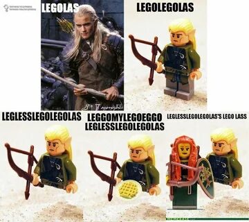 Legos to the Nth. Legolas, Nerd humor, Lotr