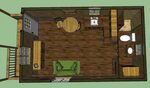 12x24+Cabin+Screenshot+5.JPG (1199 × 701) Lofted barn cabin,