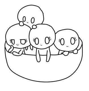 Chibi Group Base Drawing Related Keywords & Suggestions - Ch