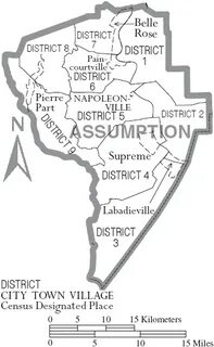 File:Map of Assumption Parish Louisiana With Municipal and D
