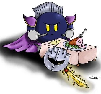 Meta knight reading