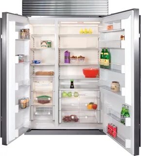 SubZero BI-48S/S/TH 48" SUBZERO Built-In Side-by-Side Refrig