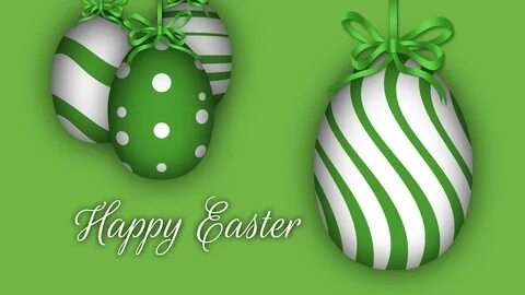 Happy Easter 2017 - Green Chocolate eggs