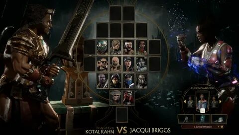 Here's the updated character select screen from the 3/20 Kom