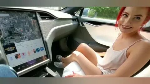 TINDER DATE CAUGHT FUCKING ME IN A TESLA ON AUTO