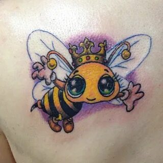 Queen bee tattoo, Honey bee tattoo, Bumble bee tattoo