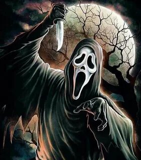 Ghostface Horror movie art, Horror villians, Scary movies